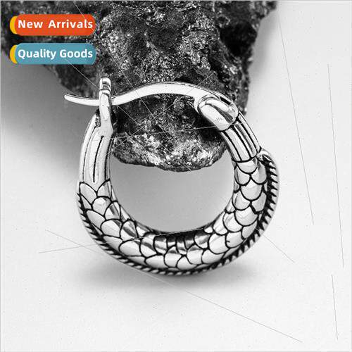 Korea  simple metal wind personaly creative  earrings straig