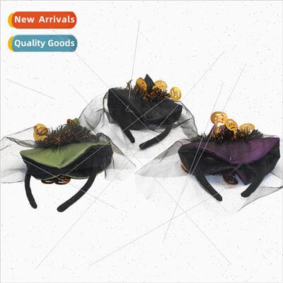 Halloween Easter Mesh Sequins Cartoon Hat Halloween HeadbHat