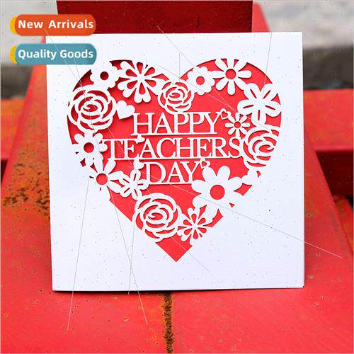 Love laser cut-out greeting card THANK YOU thank you card Te