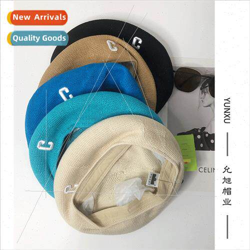 Korea tide brC letter cotton linen beret children ins wind s