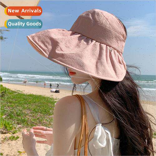 2023 Korea  new hat female embossed love color rubber sunscr