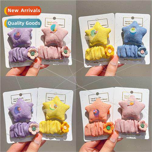 2023 new Korea  simple children girls baby autumn winter cut