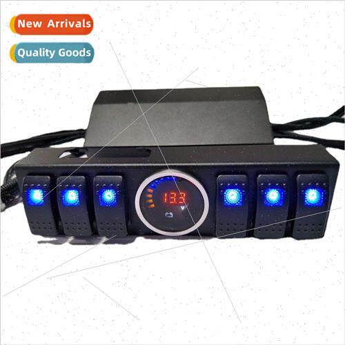 适用JEEP Wrangler JK modified relay box 6-way switch control