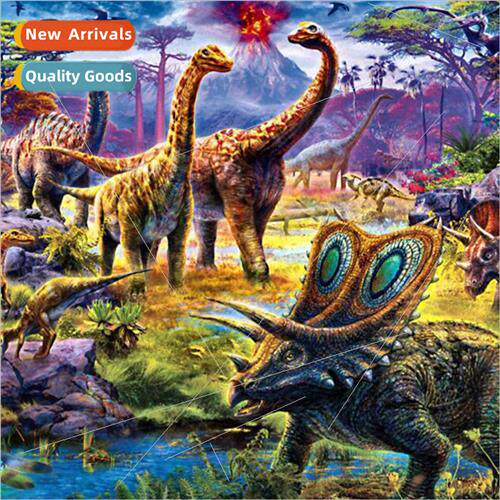 Diamond painting new DIY dinosaur full round diamonds sticke