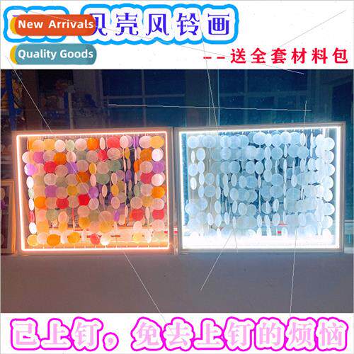 diy handmade wind chime shell painting material package nigh