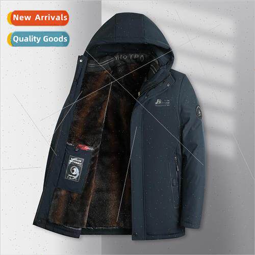 Middle-aged elderly cotton jacket cold protection warm plus