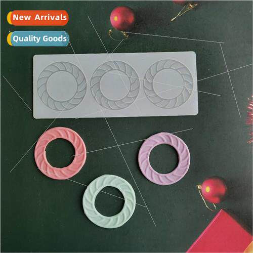 3 even round wheel chocolate cookie mold cake mold ice cream