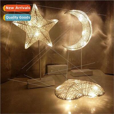 LED small colorful lamp table lamp ins girl heart arrangemen