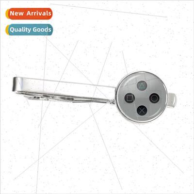 Retro Gaming Xbox Controller Art Pattern Tie Clip High Qualy