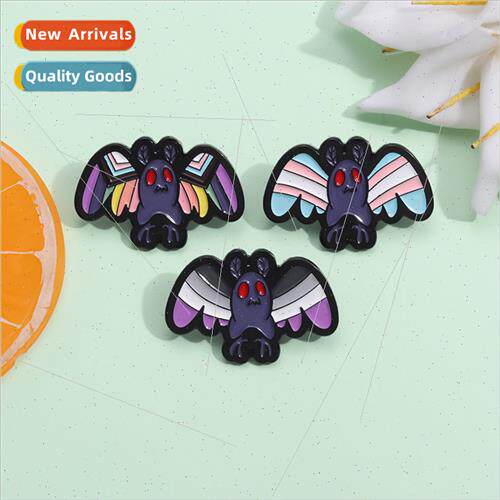 Europe Uned States personaly colorful owl shape brooch cute