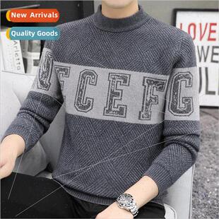 thickening men mink 2023 bottoming winter down knted Autumn