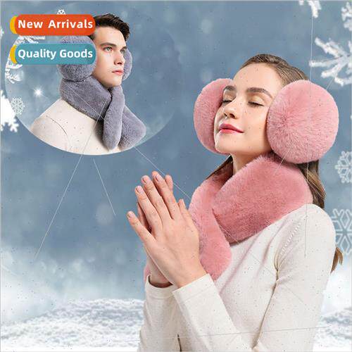 Rabb fluffy scarf men women winter thickened versatile scarf