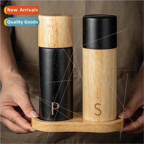 Oak Pepper Grinder Kchen Household ing Bottle Wooden Vintage