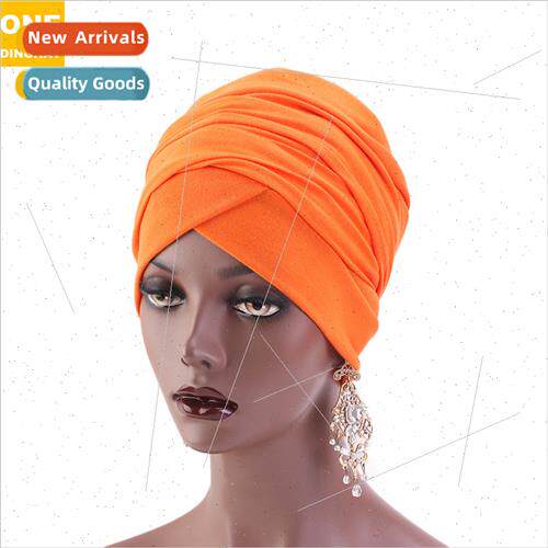 High Qualy Stch Cotton Long Tail Wrap Hat Scarf Hat Ethnic T
