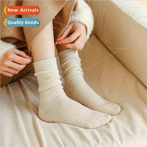 Autumn winter simple plain color basic paragraph soft wool s