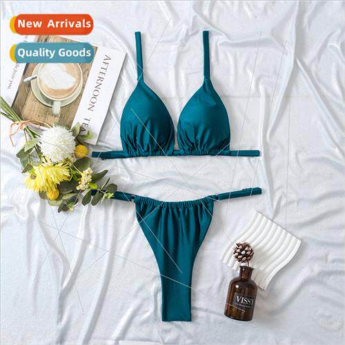 New swimsu fashion Europe nylon bikini double fabric swimwea