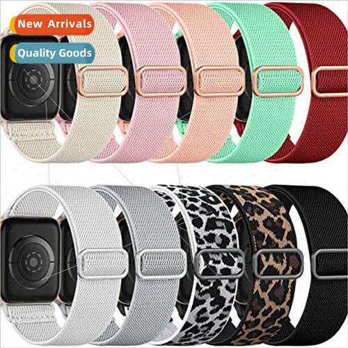 适用Apple SE elastic bS8 watch biwatch9 nylon watch bUltra 2