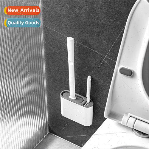 licone toilet brush new household bathroom soft hair wall-mo