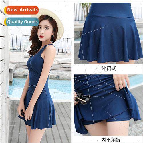 2023 Swimsu Women Korea Conservative One-piece Swimsu Large