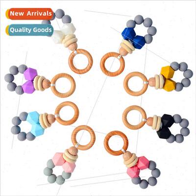 Beechwood licone Teething Toys HRing Grip Baby Toys