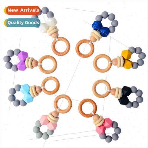 Beechwood licone Teething Toys HRing Grip Baby Toys