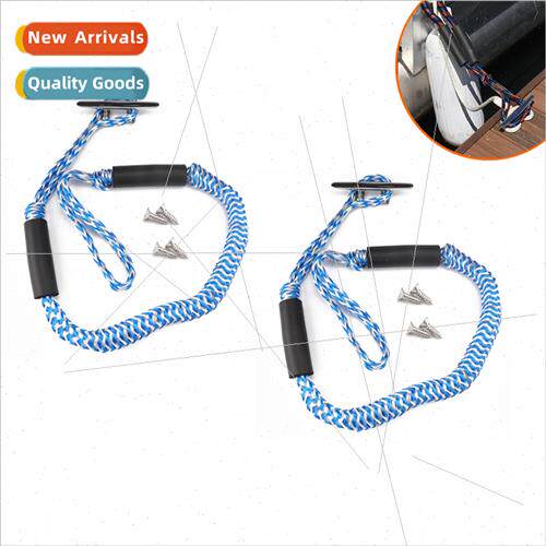 Set 2-Blue Whe Rope 456″ Rope Bolt Marine Stch Rope Mooring