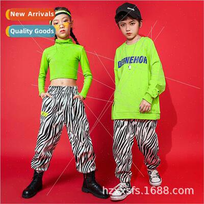 Girls Jazz Dance Costume Children Modeling Runway  Clothes F