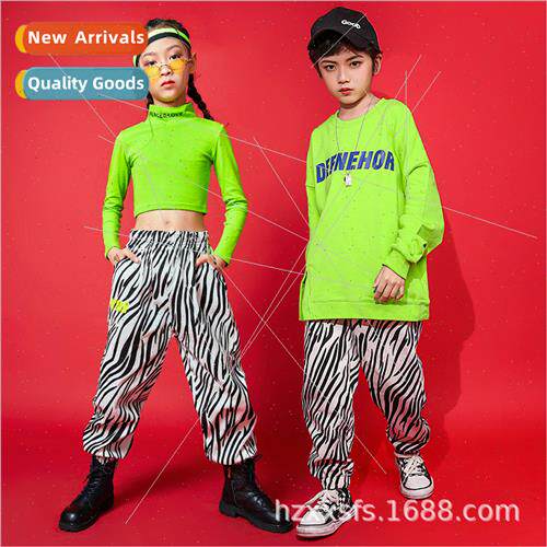 Girls Jazz Dance Costume Children Modeling Runway  Clothes F