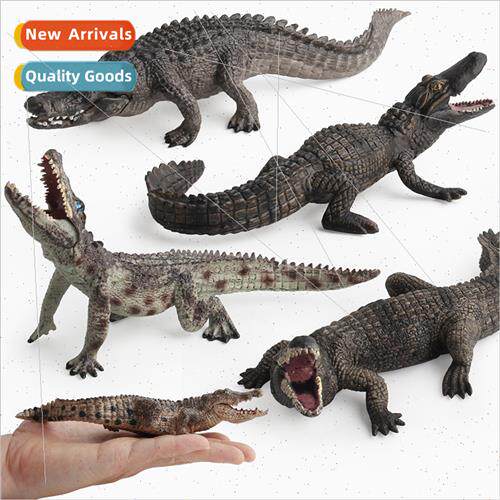 PVC simulation wild crocodile animal model toys a variety an