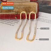 chokerU zirconia shaped inlaid tani earrings French