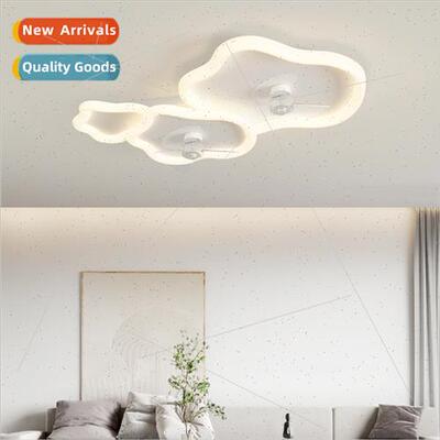 ving room ceiling light modern simple creative cloud fan lig