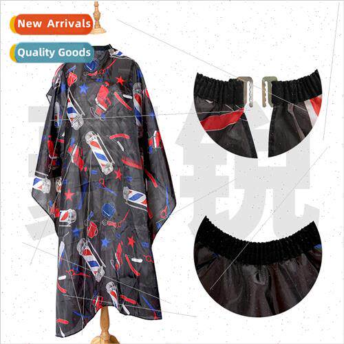 Printed turn light barber cloth hair salon wh hair beauty an