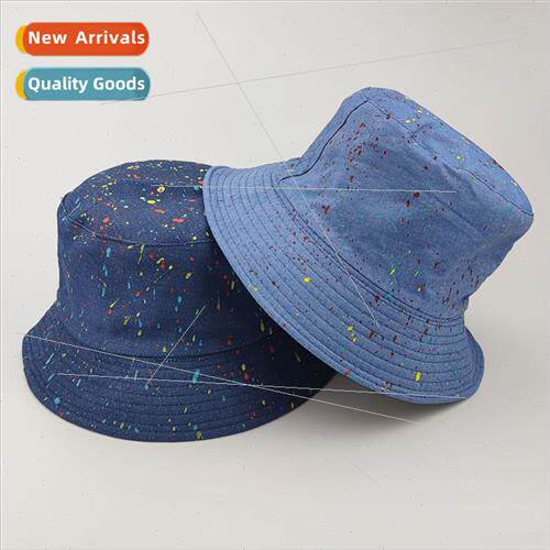 Cowboy fisherman hat cotton hand-painted colour basin hat ha