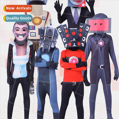 New Halloween horror game stereoscopic TV man toilet man One