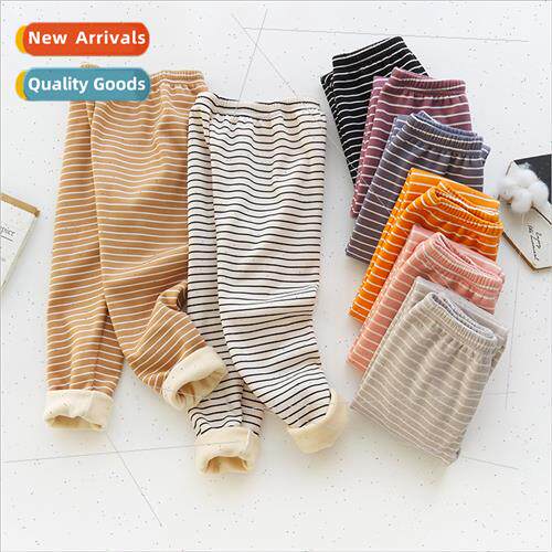 2023 children thermal pants fall winter boys girls baby padd