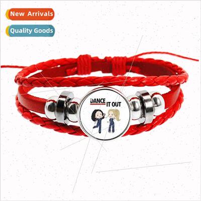 Accessories Grey Anatomy Time Gemstone Bracelet Red Hand-Wov