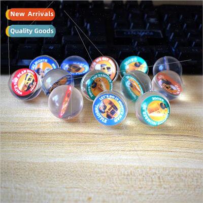 No.32 30MM transparent bouncy ball coin operated Twister gam