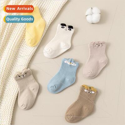 Korea three-dimensional ear baby socks 0-3 months 6 newborn