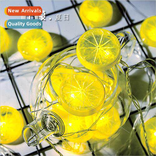 Summer small fresh lemon slice LED colorful lights flashing