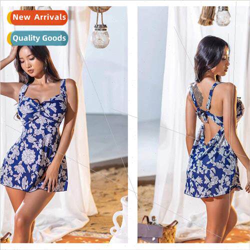 2023 Trend Europe Printed Sexy Hot Spring Swimsu Belly Shadi