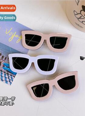 Creative sunglasses hair clips cute cute bangs clip quirky s