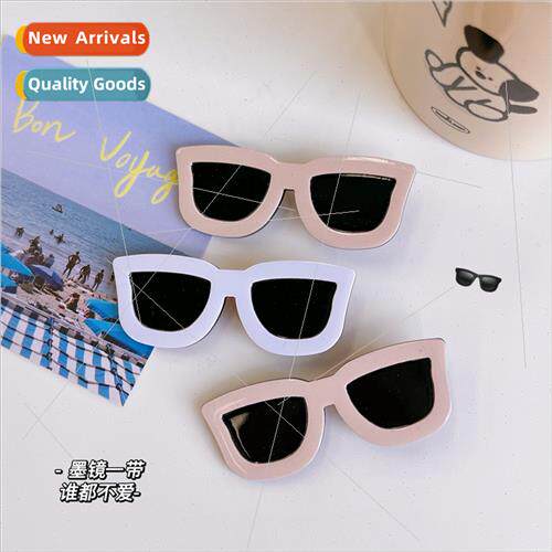 Creative sunglasses hair clips cute cute bangs clip quirky s