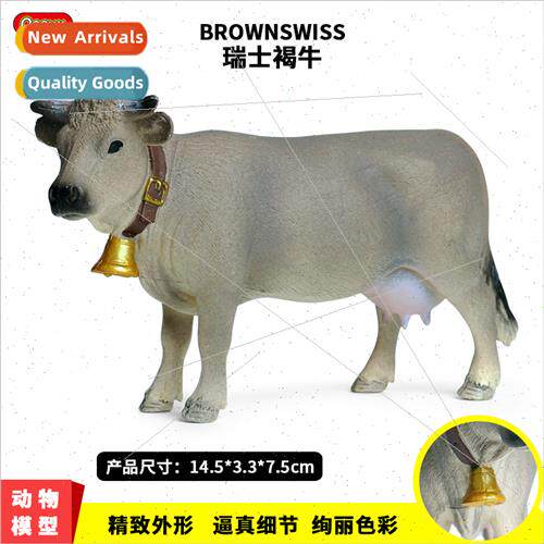 Children animal poultry pasture cow Swiss brown cattle anima
