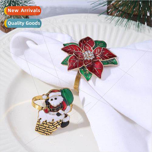 New creative western restaurant colorful rose saffron napkin