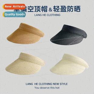 women hollow top Summer sun hat sunscreen straw