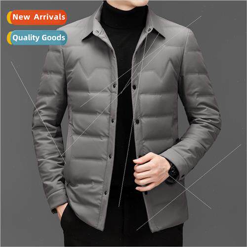 ght down jacket men 2023 fall winter new business casual lap