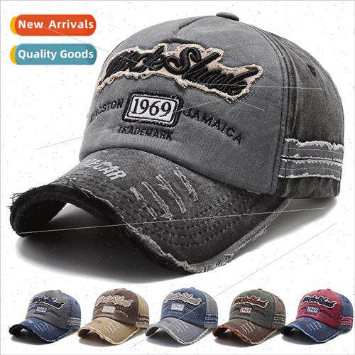 Hat men women washed do old duck tongue hat outdoor sun-shad