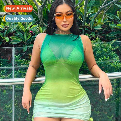 2023 New Europe Sexy Triangle Bikini Three Piece Swimsu Grad