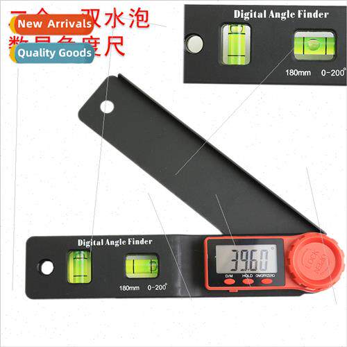 2-in-1 Digal Angle Ruler Electronic Horizontal Ruler Protrac