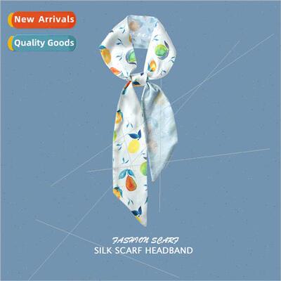 New Korea  thin narrow long summer silk scarf female decorat